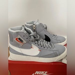 Nike Blazer Mid Rebel Wolf Grey - Women’s 6.5 with box